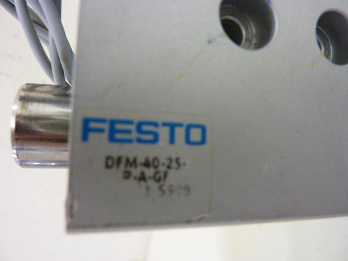 Used FESTO Pneumatic Cylinder DFM-40-25-P-A-GF #57338