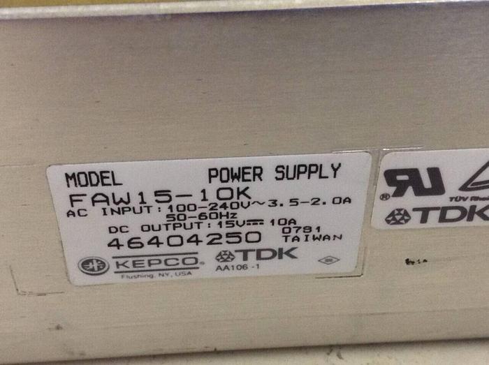 Used KEPCO Power Supply FAW15-10K #70320