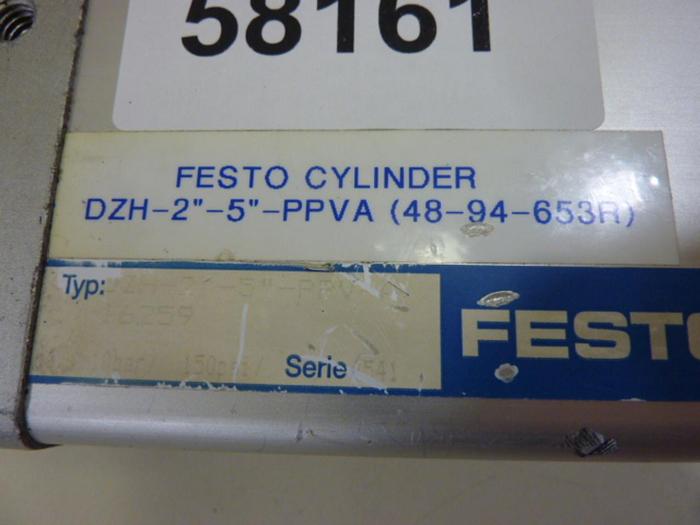 Used FESTO Cylinder DZH-2IN-5IN-PPVA #58161