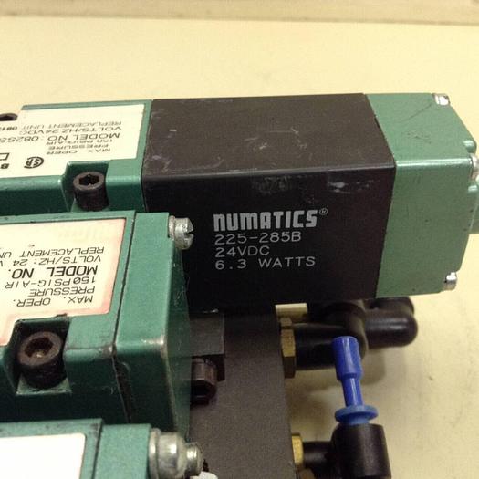 Used NUMATICS Control Block w/ Valves 082SA415M #80036