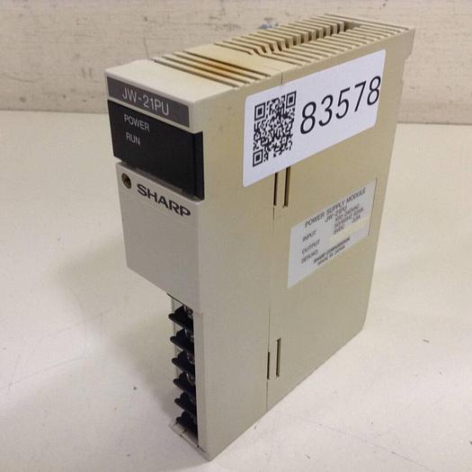 Used SHARP Power Supply Module JW-21PU #83578