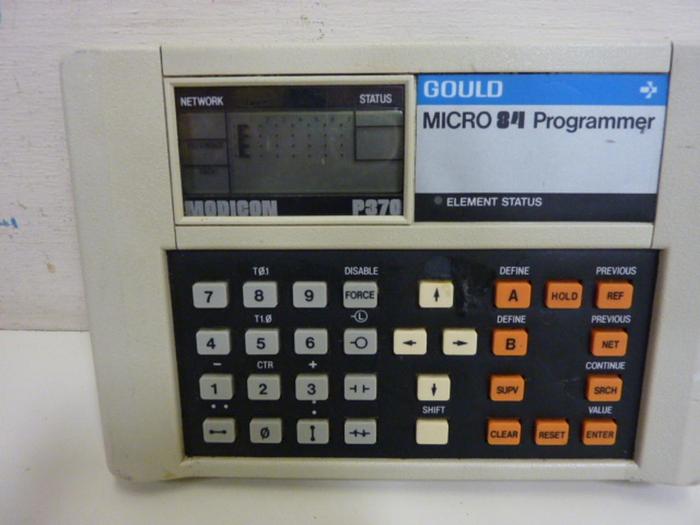 Used GOULD Micro 84 Programmer P370 #62155