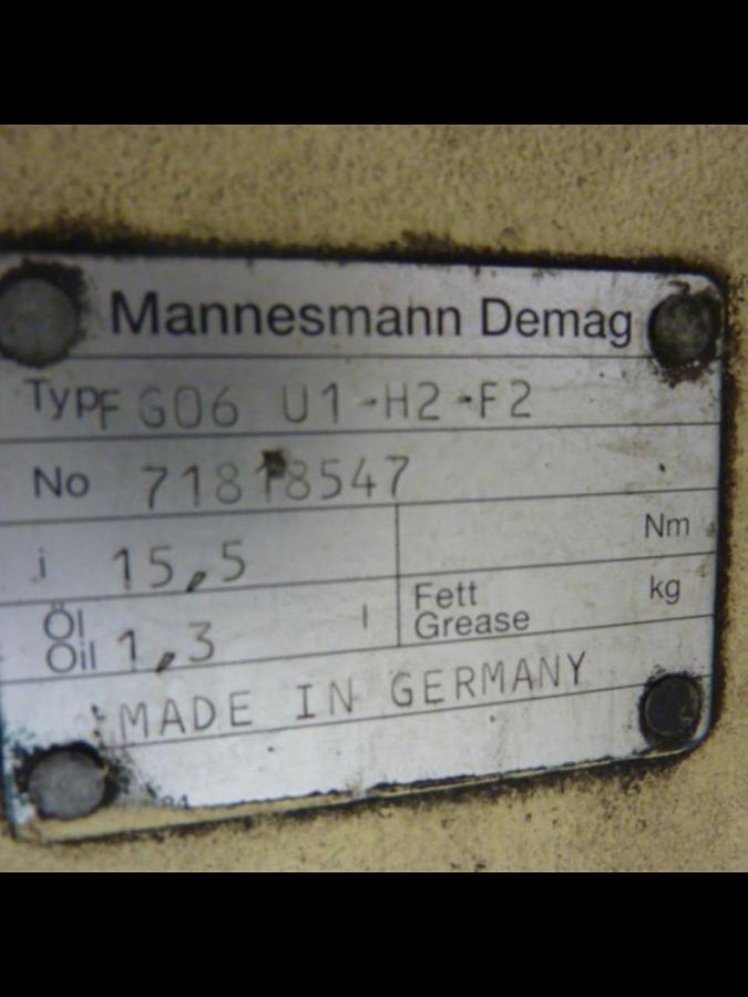 Used MANNESMANN DEMAG Microspeed Unit FG06 U1-H2-F2 Used