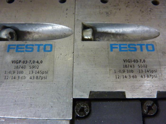 Used FESTO Control Block w/ Valves IFB8-03 #52794