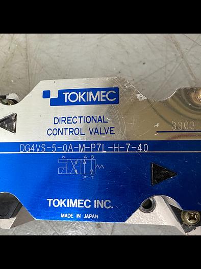 Used TOKIMEC DG4VS-5-0A-M-P7L-H-7-40