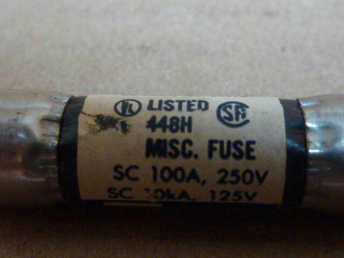 Used BUSSMANN 3 Amp Fuse BAF-3 #33657