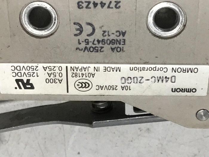 Used OMRON Limit Switch D4MC-2000 #85630
