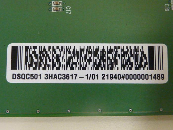 Used MOTOROLA Circuit Board DSQC 501 3HAC3617-1/01 #48409