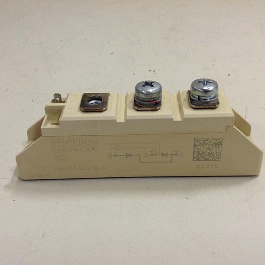 Used SEMIKRON Thyristor Module SKKH 57/16E #77716