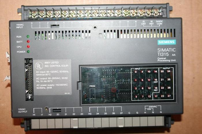 Used SIEMENS Central Processing Unit T1315-AA Used