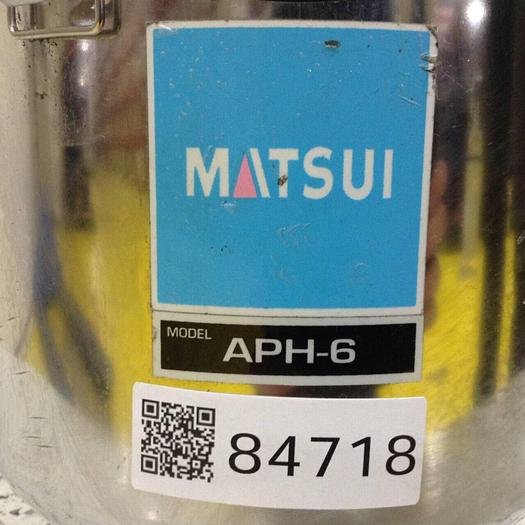 Used MATSUI Stainless Steel Receiver APH-6 Used