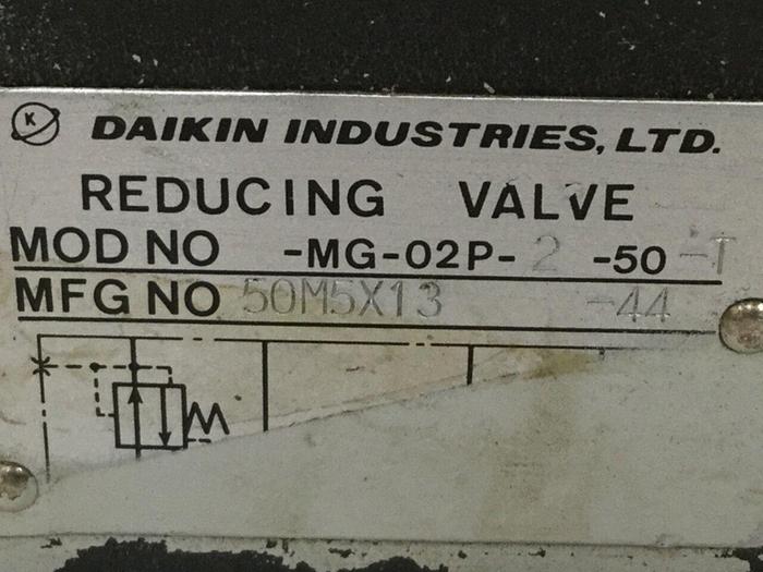 Used DAIKIN Reducing Valve MG-02P-2-50-T #110420
