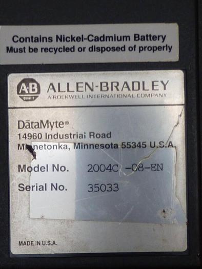 Used ALLEN BRADLEY Data Control System 2004C-08-EN #24626