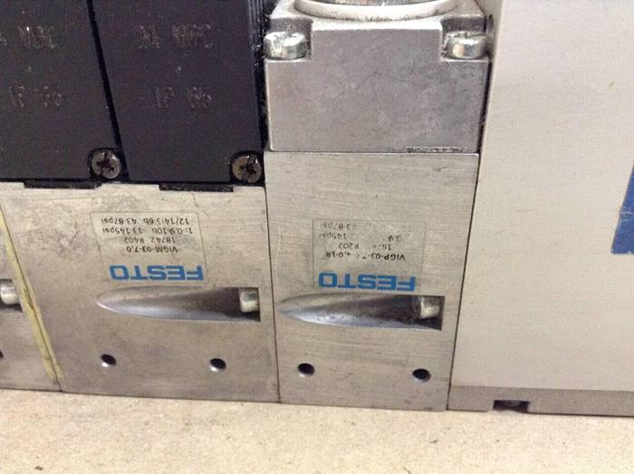 Used FESTO Control Block w/ Valves IFB8-03 #70461