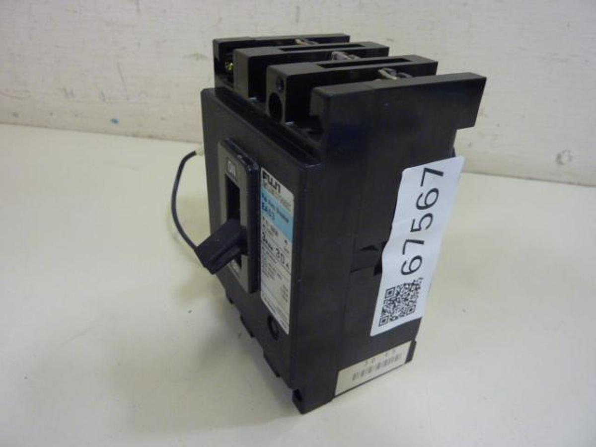 Used FUJI ELECTRIC 30 Amp Circuit Breaker EA53-30 Used