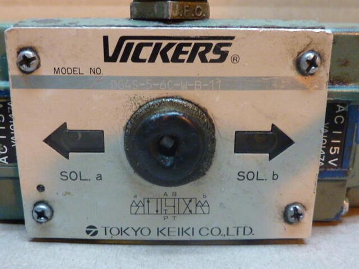 Used VICKERS Valve DG4S-5-6C-W-B-11 #35123