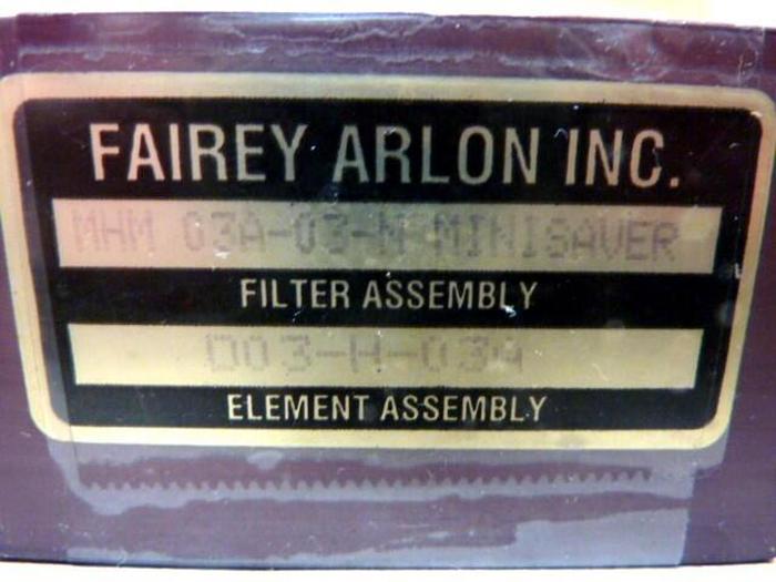 Used FAIREY ARLON Hydraulic Filter MHM 03A-03-N #35226