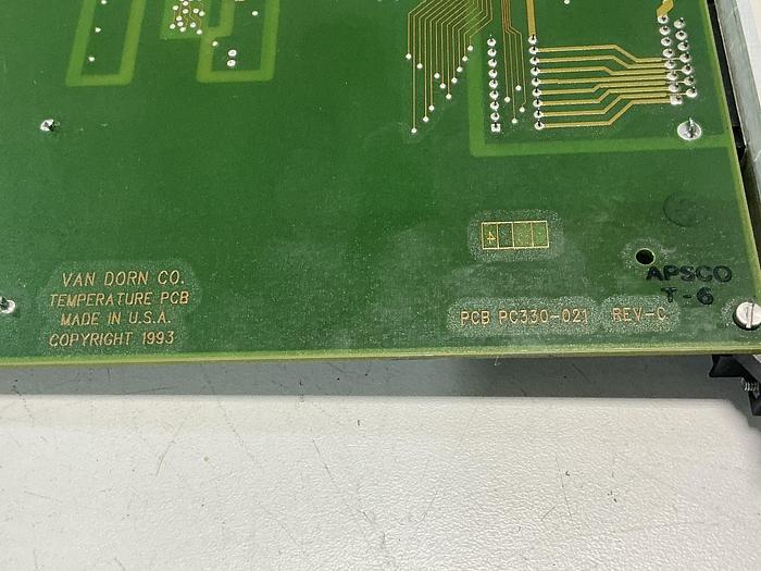 Used VAN DORN PCB PC330-021 REV-C ASSY 330021 REV-C