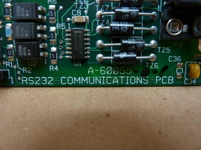 Used BARBER COLMAN Communications PC Board A-60055-0-1 #23851