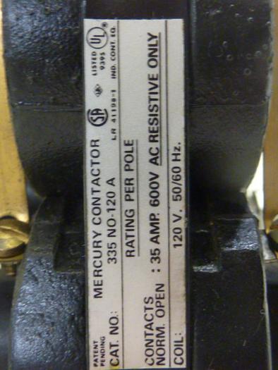 Used MDI Contactor 335NO-120A #47440
