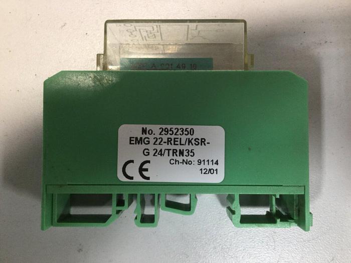 Used PHOENIX CONTACT Contact Relay Module 2952350 #108642