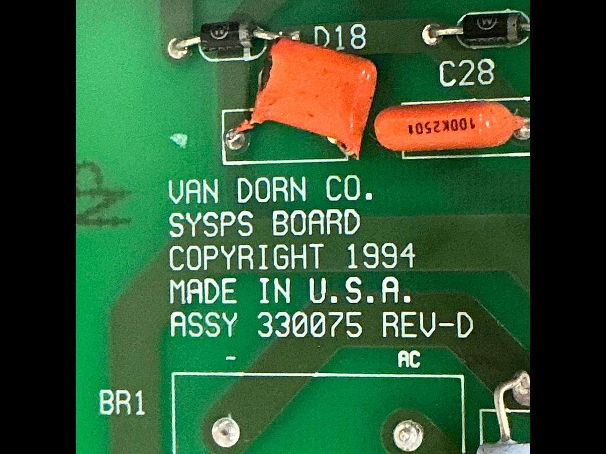 Used VAN DORN 330075