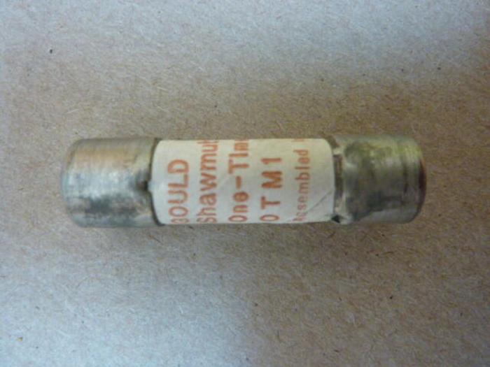 Used GOULD / SHAWMUT 1 Amp Fuse OTM1 #38998
