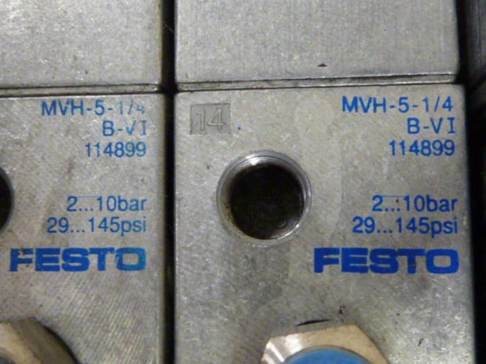 Used FESTO Control Block / Valve Terminal IFB8-02 #52871