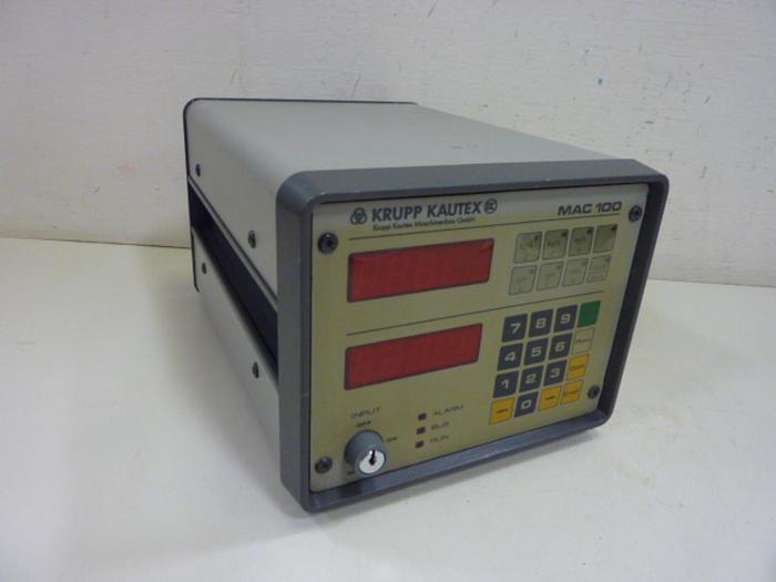 Used KRUPP KAUTEX Controller MAC 100 #58238