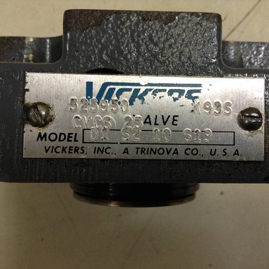 Used VICKERS Valve CVCS25D1S210S19 #89206