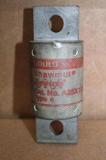 Used GOULD / SHAWMUT 100 Amp Fuse A25X100 #20865