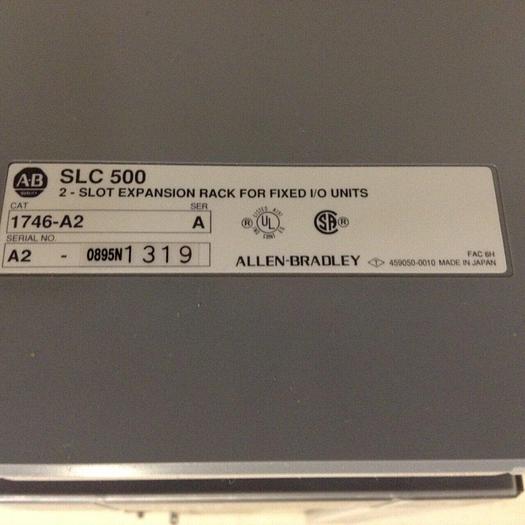 Used ALLEN BRADLEY Processor Unit & Slot Rack 1747-L40C SER C / 1746-A2 SER A #71547