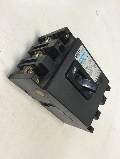 Used FUJI ELECTRIC 15 Amp Circuit Breaker EA53-15 #127421