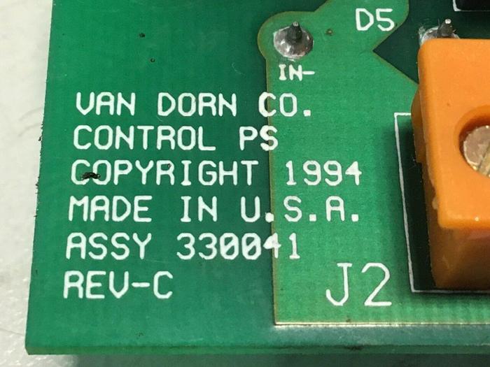 Used VAN DORN Circuit Board 330041 PC330-041 Used