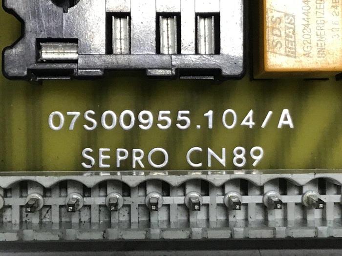 Used SEPRO ROBOTIQUE Circuit Board 07S00955.104/A #136878