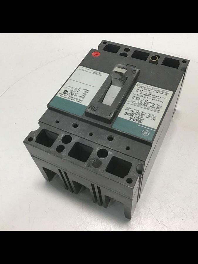 Used GENERAL ELECTRIC / GE 70 Amp Circuit Breaker TED136070 Used