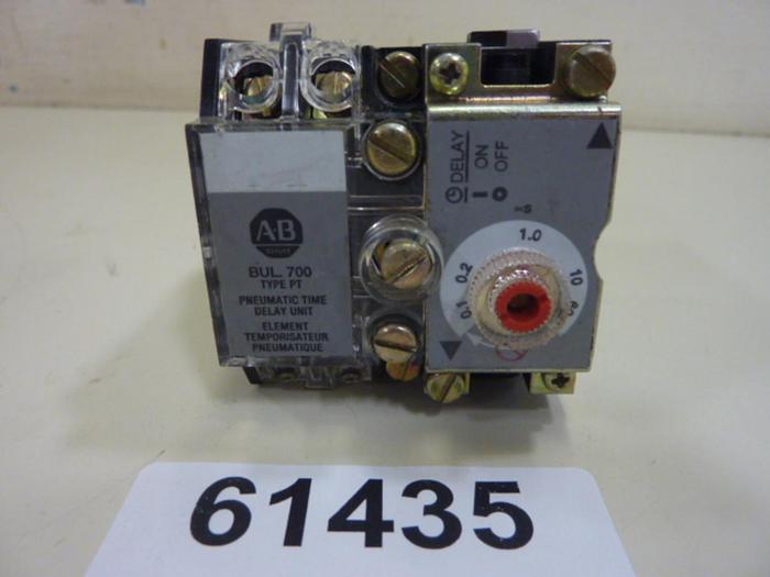 Used ALLEN BRADLEY Time Delay Unit 700-PT SER D #61435
