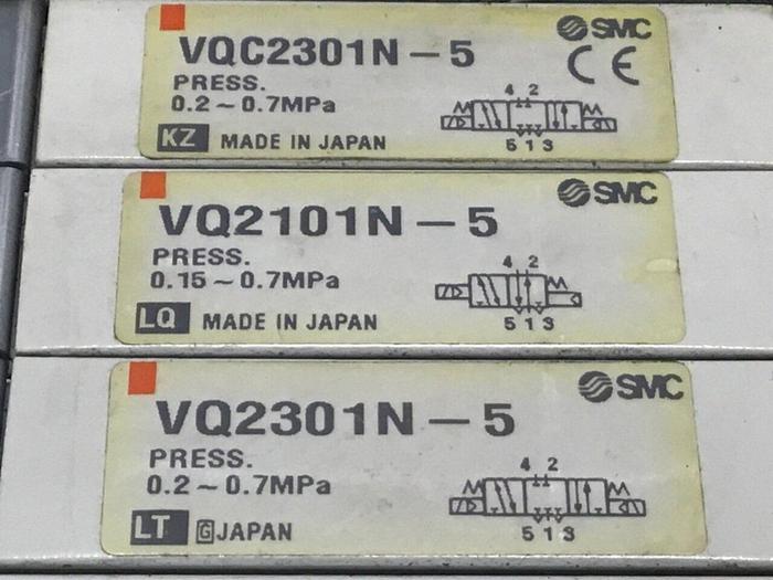 Used SMC Valve Manifold VQ2301N-5 #127230