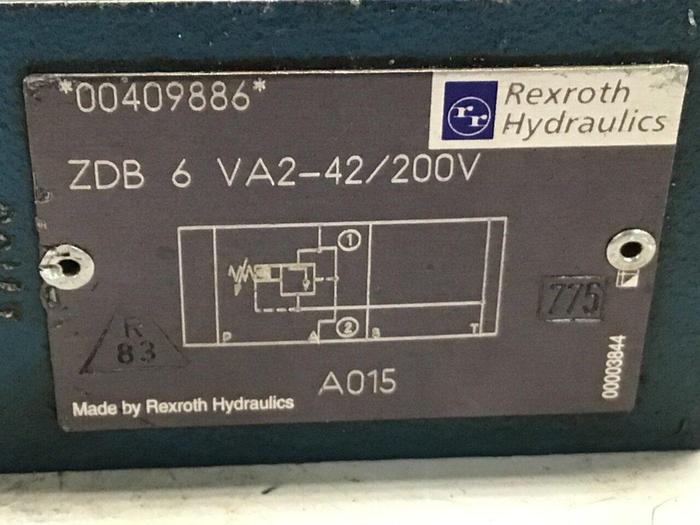 Used MANNESMANN REXROTH Valve ZDB 6 VA2-42/200V #137533