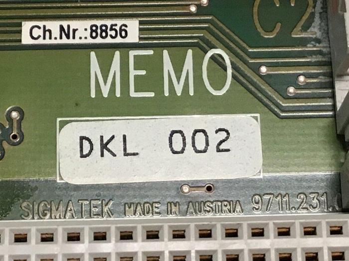 Used SIGMATEK CPU Base DKL002 05-024-002-D #131243