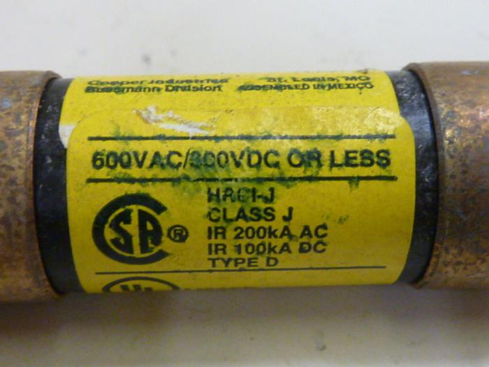 Used BUSS / BUSSMANN 2 Amp Fuse LPJ-2SP #62395
