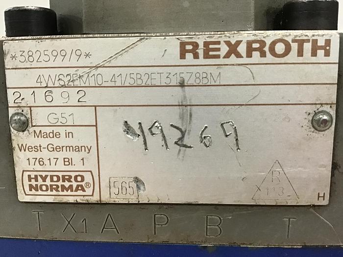 Used REXROTH Z4WE6E6821/AG24K4 Valve Used #140320