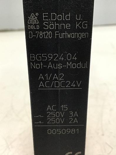 Used SAFEMASTER Safety Relay BG5924.04 #131273