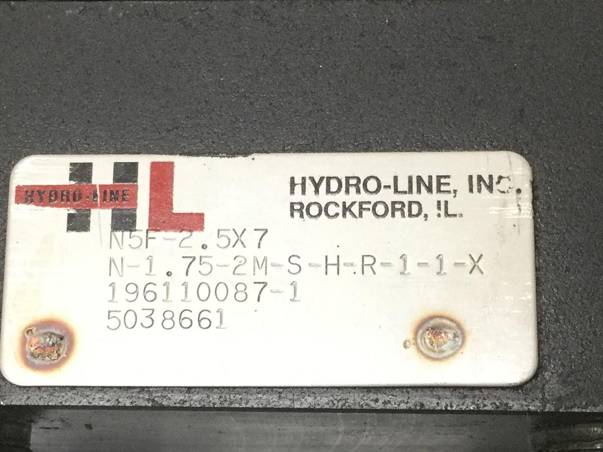 Used HYDRO LINE Clamp Cylinder N5F-2.5X7 USED