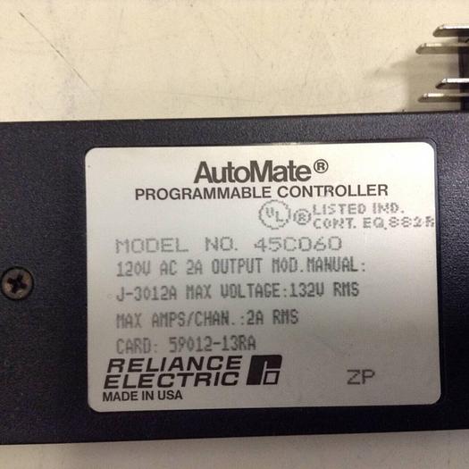 Used RELIANCE ELECTRIC AutoMate Output Module 45C060 #71477