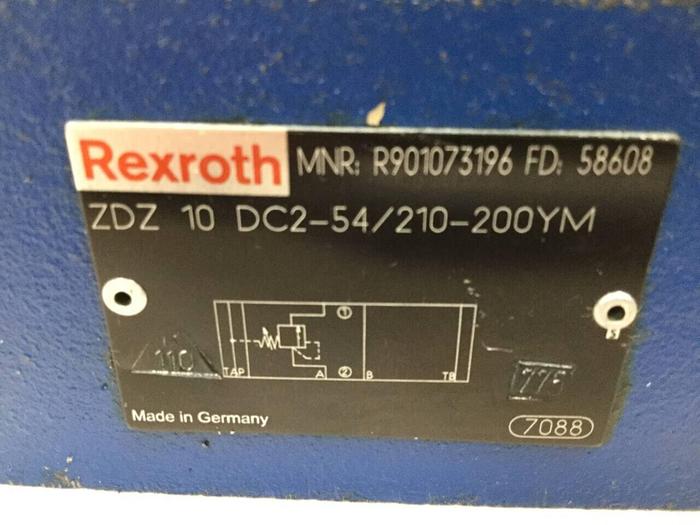Used REXROTH Valve ZDZ10DC254210200YM #98896