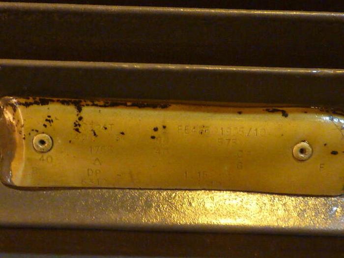 Used WAFFLES ELECTRIC 40 HP Motor WE-40 Used