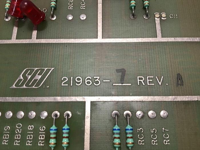 Used SCI Circuit Board 21963-7 REV A #111981