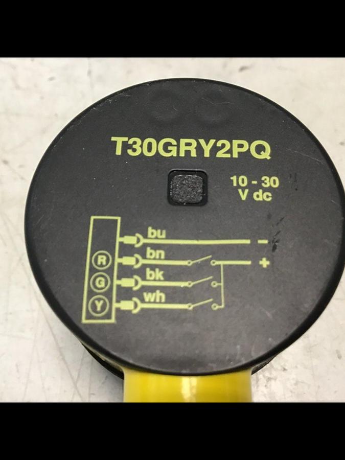 Used BANNER ENGINEERING Light Sensor T30GRY2PQ USED