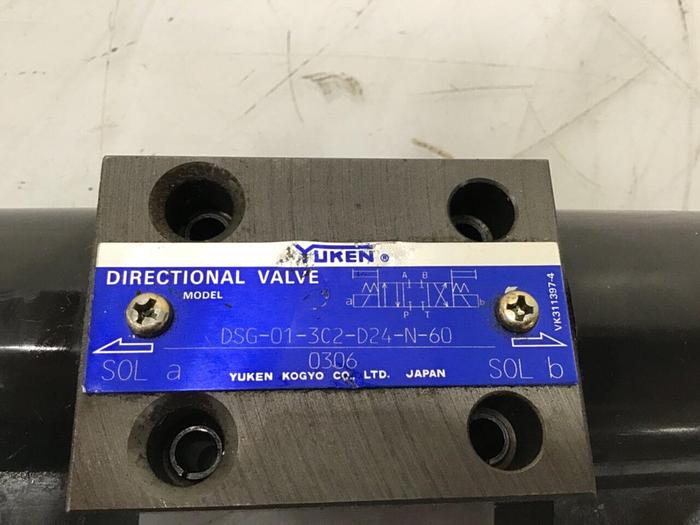 Used YUKEN Directional Valve DSG-01-3C2-D24-N-60 #118210